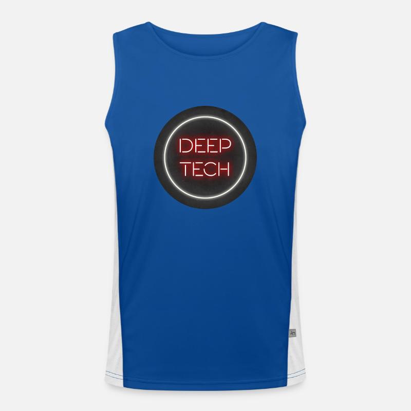 DEEP TECH Men's Functional Contrast Tank Top 