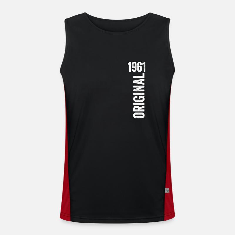 1961 Original Geburtstagsgeschenk 1961 Funktionelles Kontrast-Tank Top für Männer 