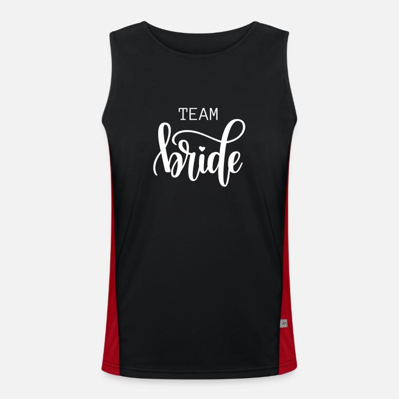 Team bride Débardeur respirant contrasté Homme 