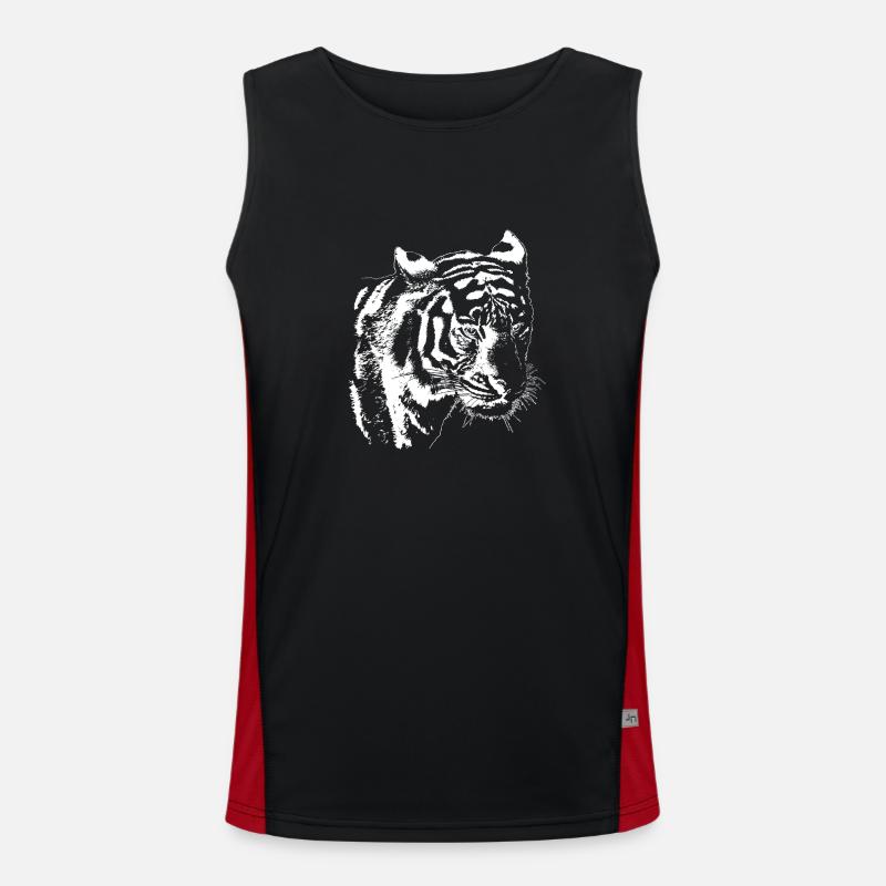 Tigre Débardeur respirant contrasté Homme 