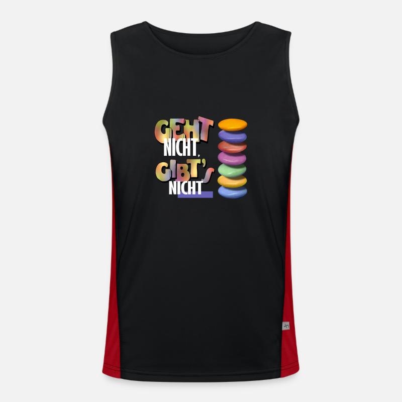 Geht nicht Funktionelles Kontrast-Tank Top für Männer 