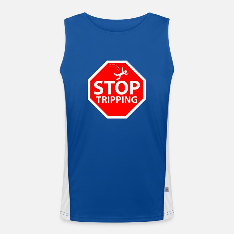 stop tripping Men's Functional Contrast Tank Top 