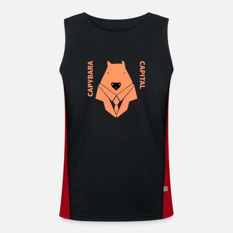 cabybara capital Men's Functional Contrast Tank Top 