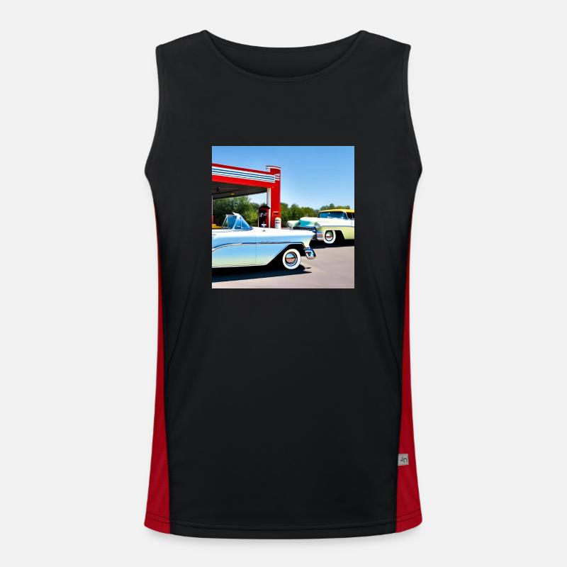 C19 Funktionelles Kontrast-Tank Top für Männer 