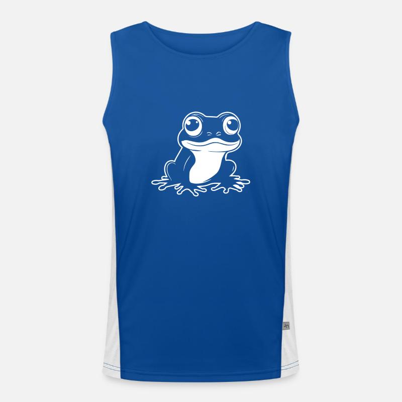 Frog Amphibian Toad Men's Functional Contrast Tank Top 