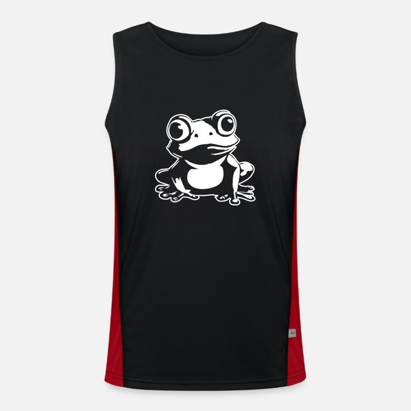Frog Amphibian Toad Men's Functional Contrast Tank Top 