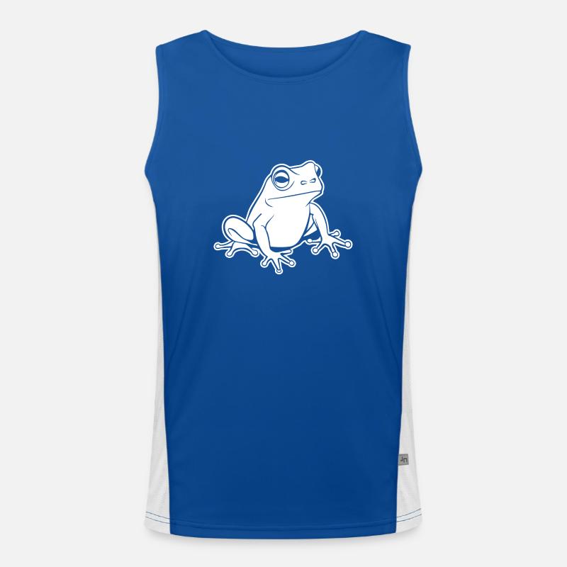 Frog Amphibian Toad Men's Functional Contrast Tank Top 