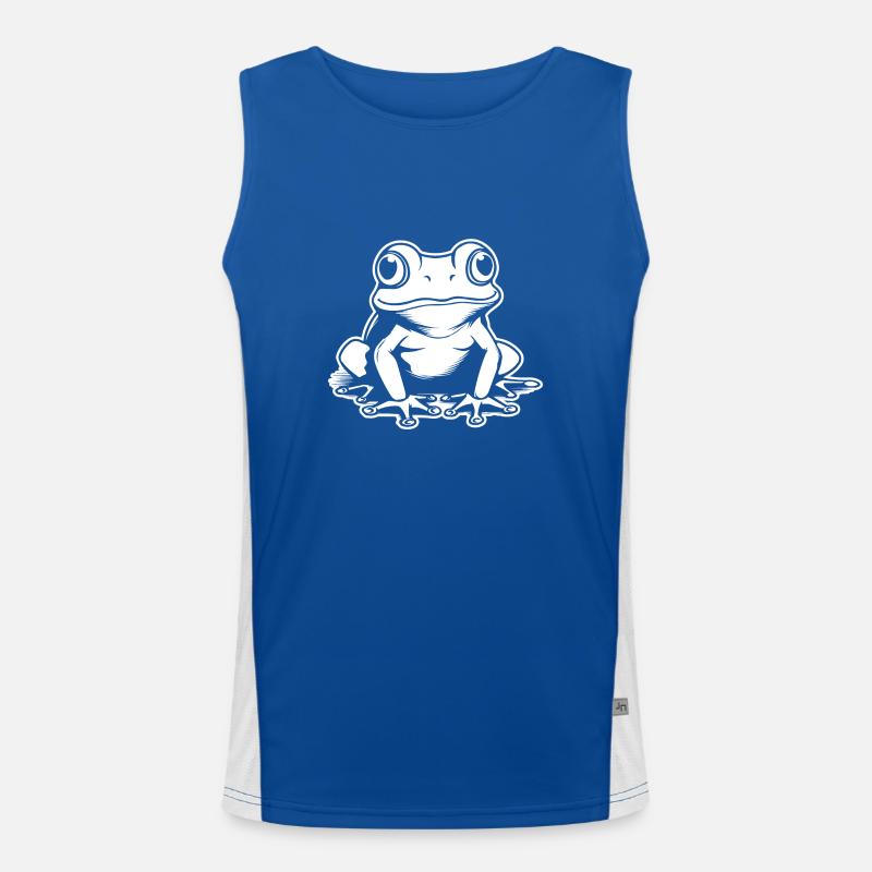 Frog Amphibian Toad Men's Functional Contrast Tank Top 