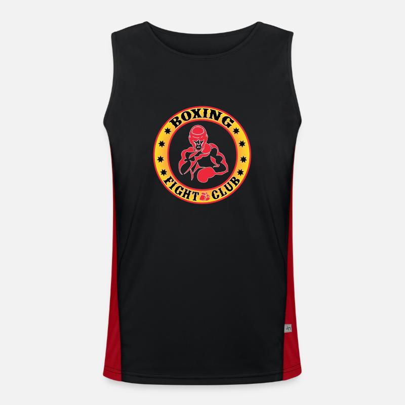 Conception de club de combat de boxe Débardeur respirant contrasté Homme 