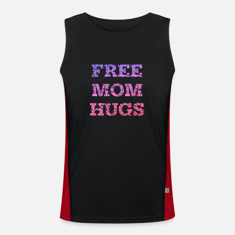 free mom hugs Men's Functional Contrast Tank Top 