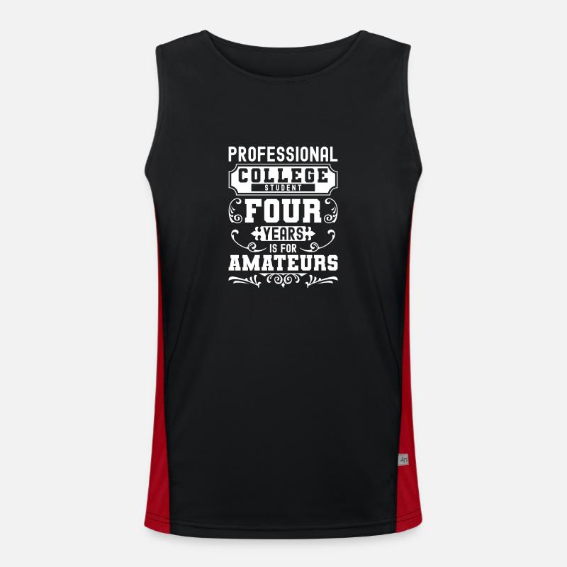 Studium Hochschule BWL Funktionelles Kontrast-Tank Top für Männer 