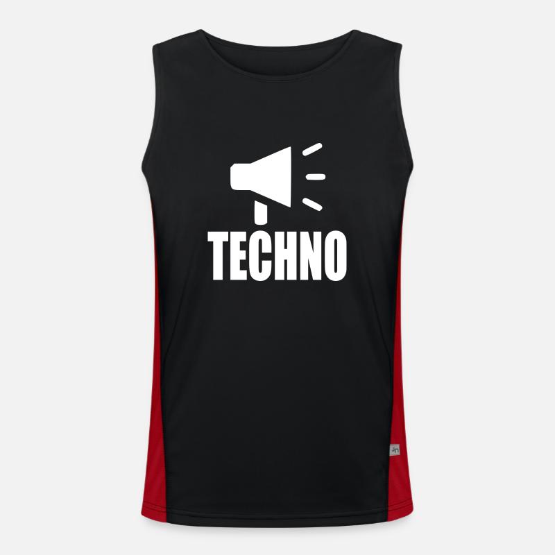 Techno Débardeur respirant contrasté Homme 