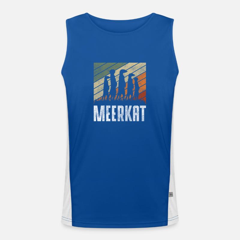 Wilderness Zoo Group Desert Men's Functional Contrast Tank Top 