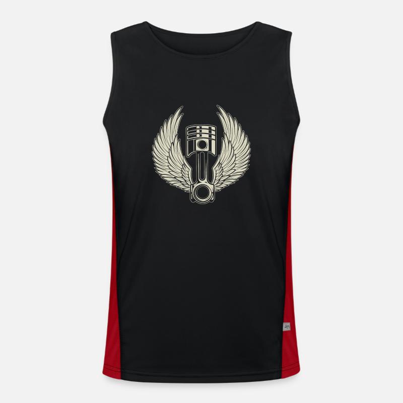 WED PISTON Men's Functional Contrast Tank Top 