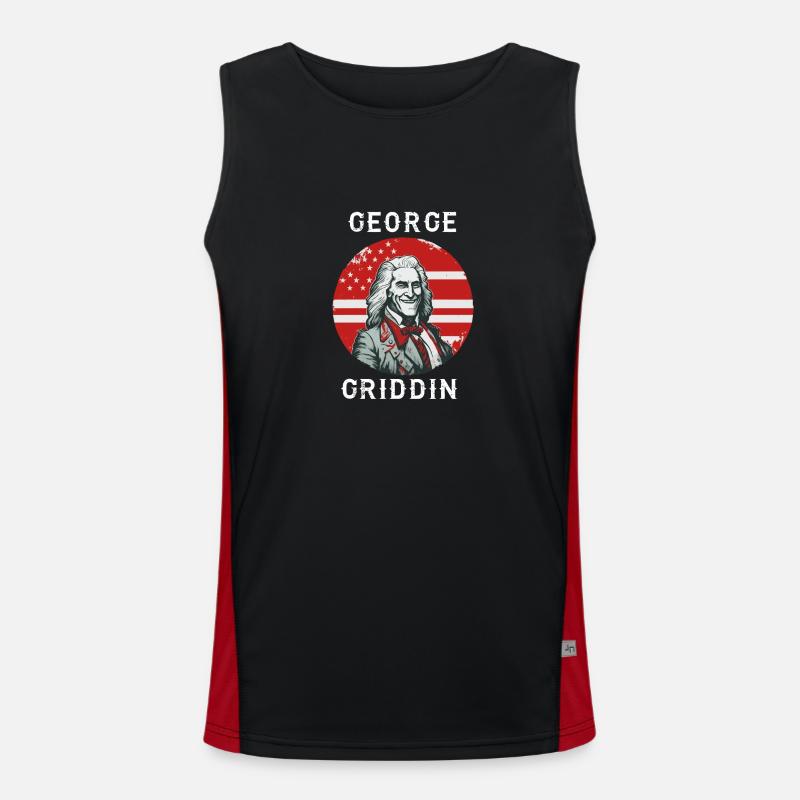 George Washington Griddy George | GEORGE GRIDDIN Débardeur respirant contrasté Homme 
