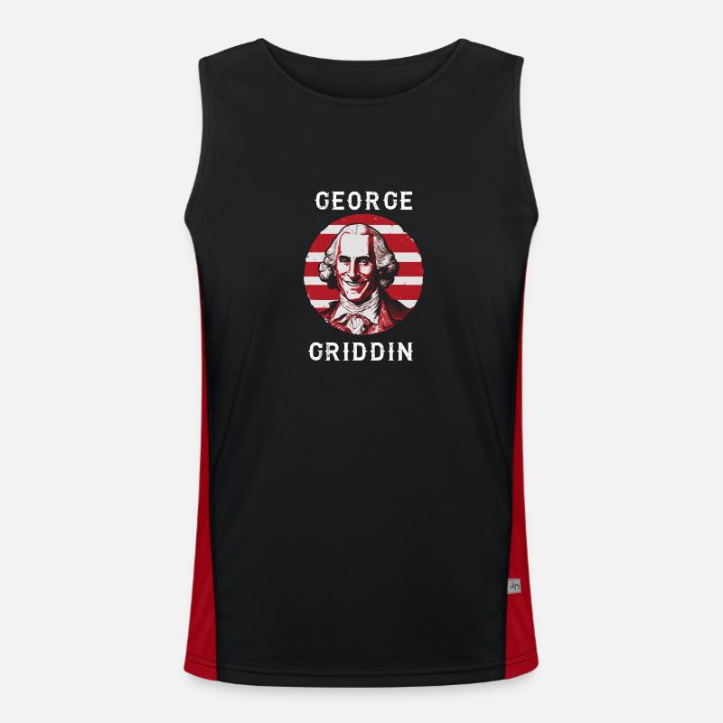George Washington Griddy George | GEORGE GRIDDIN Débardeur respirant contrasté Homme 