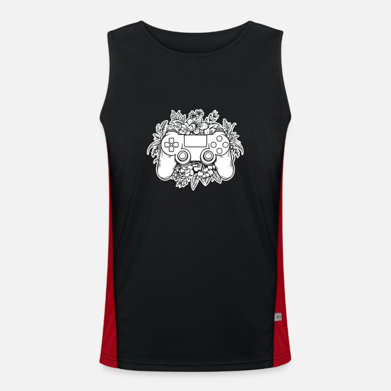 Controller Gaming Video Games Gamepad Men's Functional Contrast Tank Top 