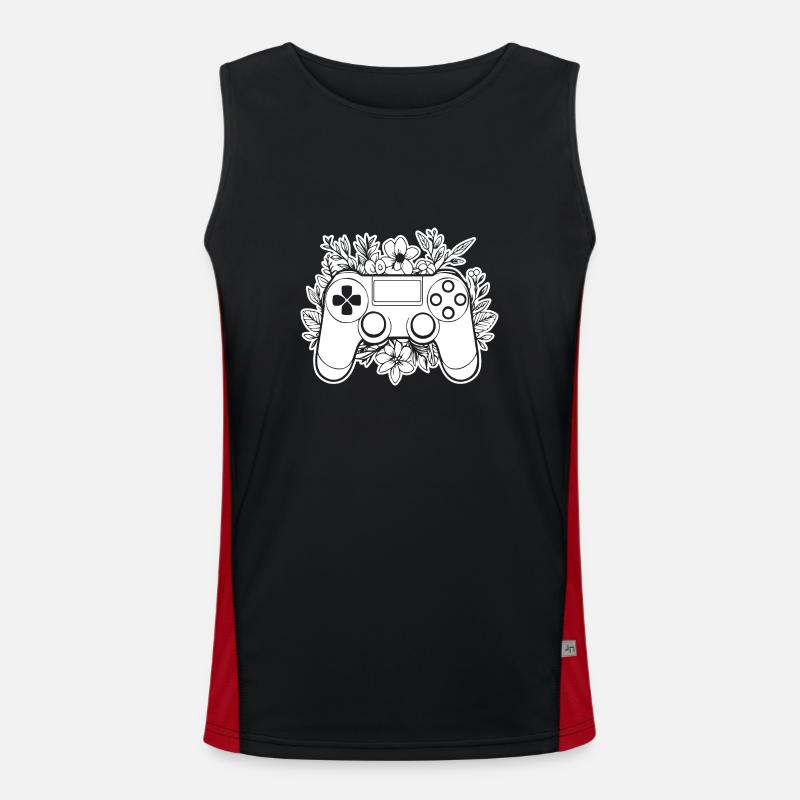 Controller Gaming Video Games Gamepad Men's Functional Contrast Tank Top 