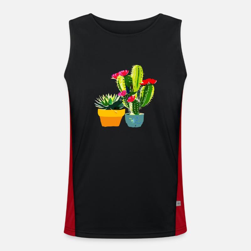 Cactus Débardeur respirant contrasté Homme 