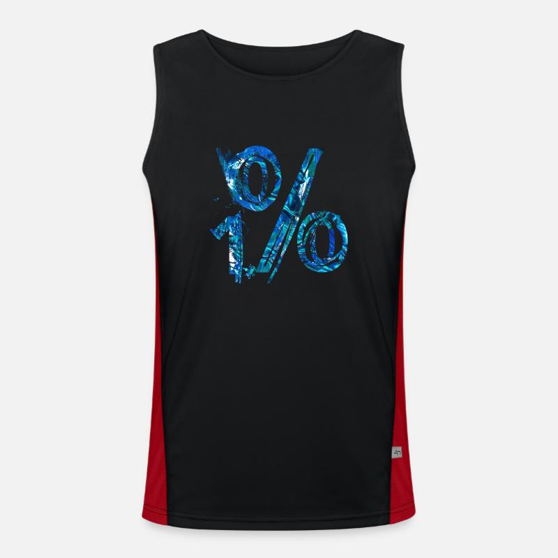 Internet email www drôle de mème grunge tech leters Débardeur respirant contrasté Homme 