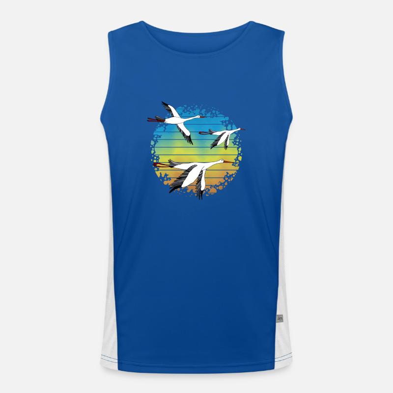 Storks Men's Functional Contrast Tank Top 