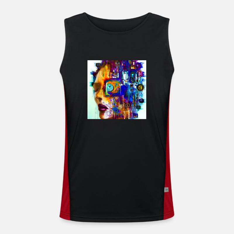 2D992FFF 4B03 46F5 BB08 3607DCF37313 Funktionelles Kontrast-Tank Top für Männer