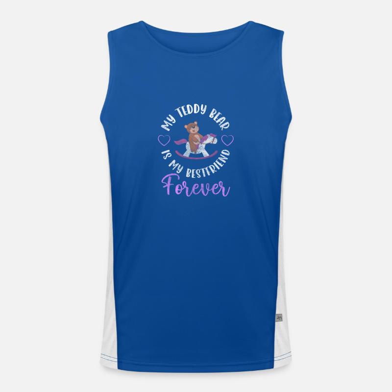 Teddy Kids Protector Cuddle Men's Functional Contrast Tank Top 