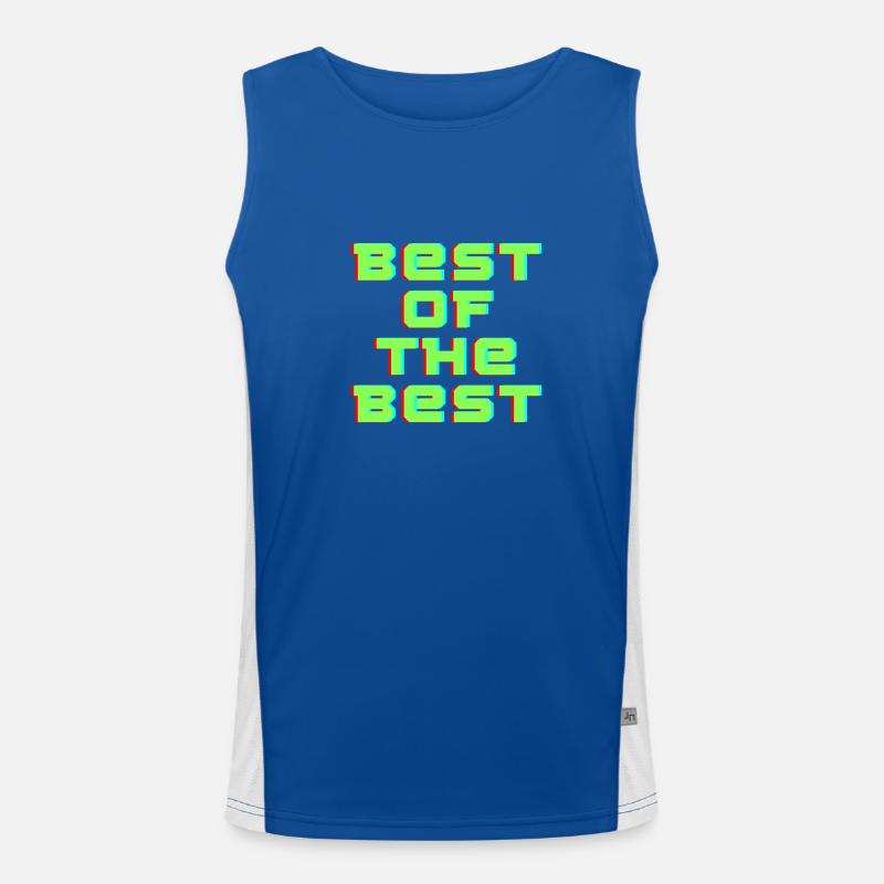 Das Beste vom Besten! Funktionelles Kontrast-Tank Top für Männer 