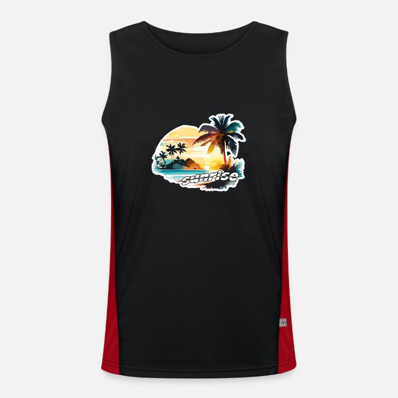 Sunrise Men's Functional Contrast Tank Top 