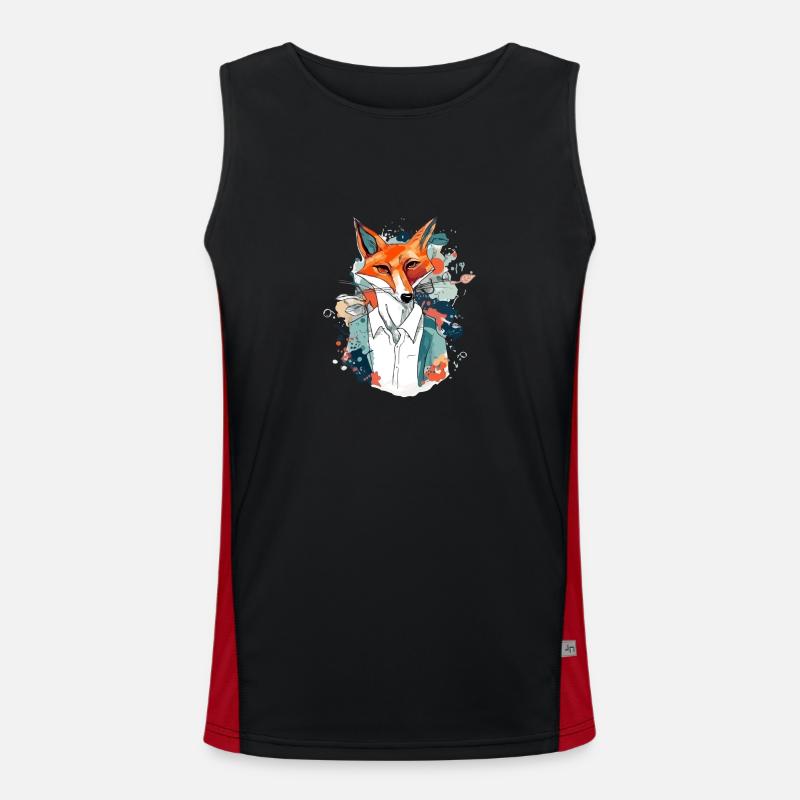 Chenapan-Fuchs Funktionelles Kontrast-Tank Top für Männer 