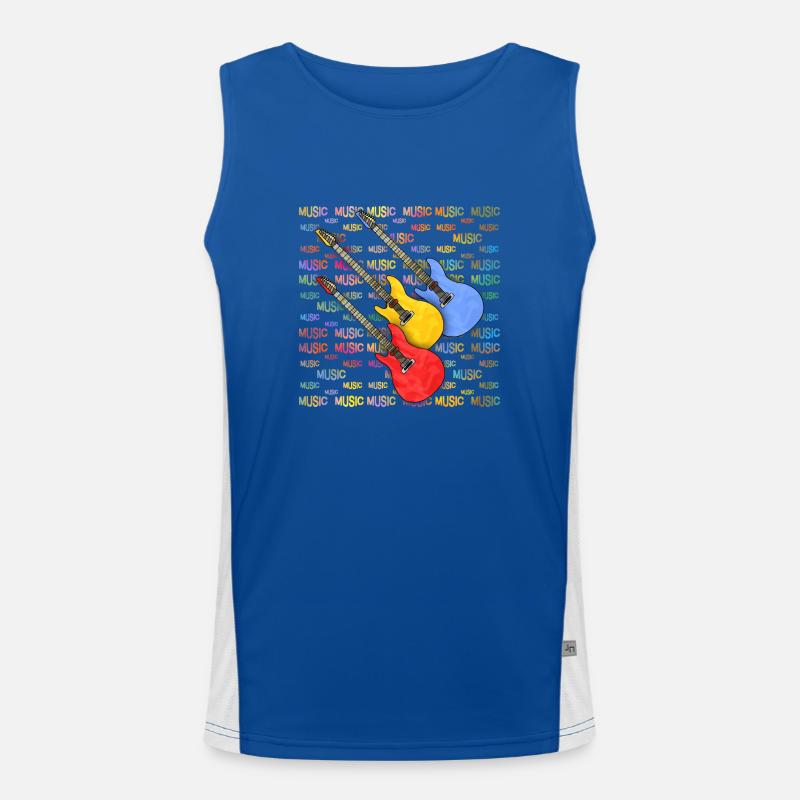 Guitars Men's Functional Contrast Tank Top 