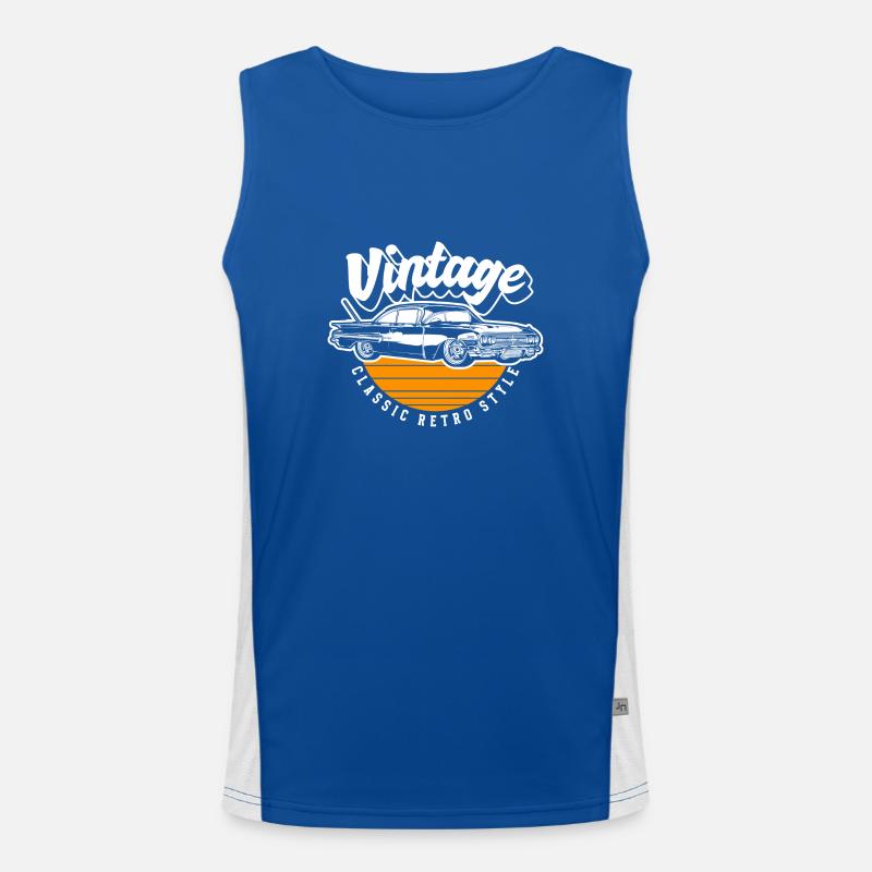 Oldtimer Vintage Valuable Men's Functional Contrast Tank Top 