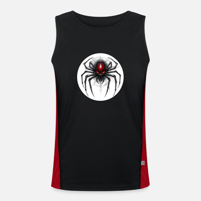 Spider Funktionelles Kontrast-Tank Top für Männer 