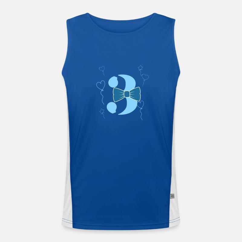 3rd birthday boy Men's Functional Contrast Tank Top 