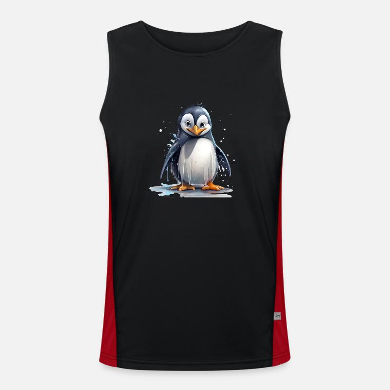 Drôle de pingouin Débardeur respirant contrasté Homme 