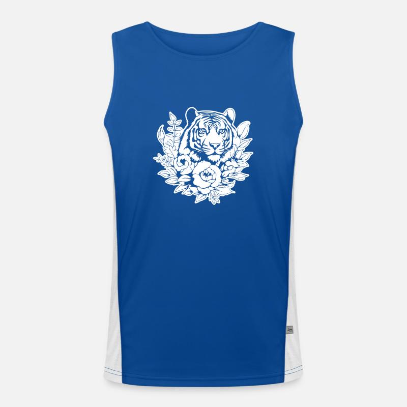 Tiger Big Cat Men's Functional Contrast Tank Top 
