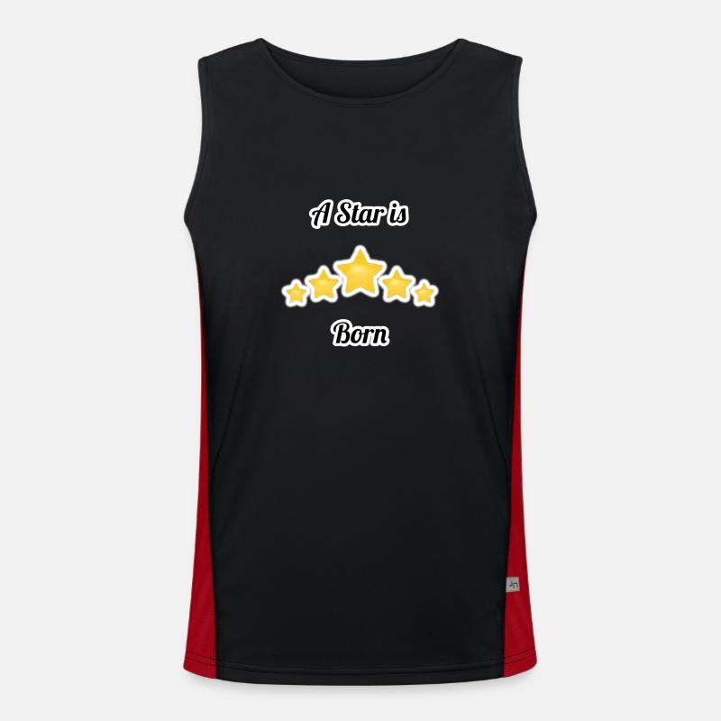 Rock Star Men's Functional Contrast Tank Top 