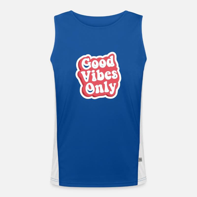 Sprüche Funktionelles Kontrast-Tank Top für Männer 