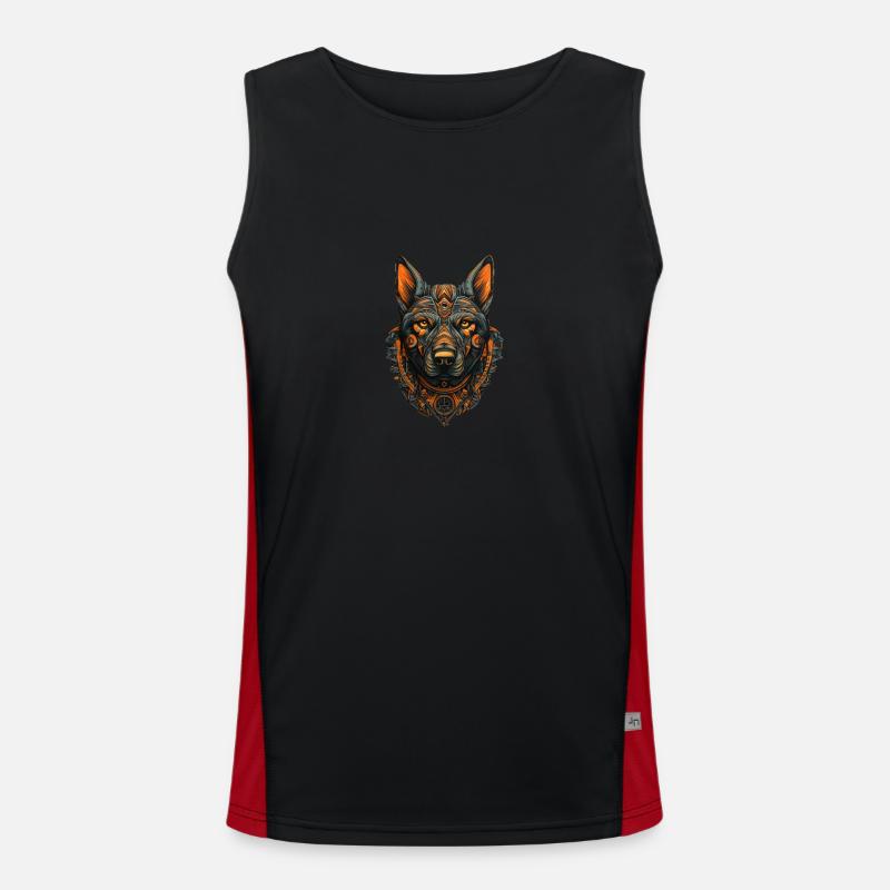 Dog Men's Functional Contrast Tank Top 