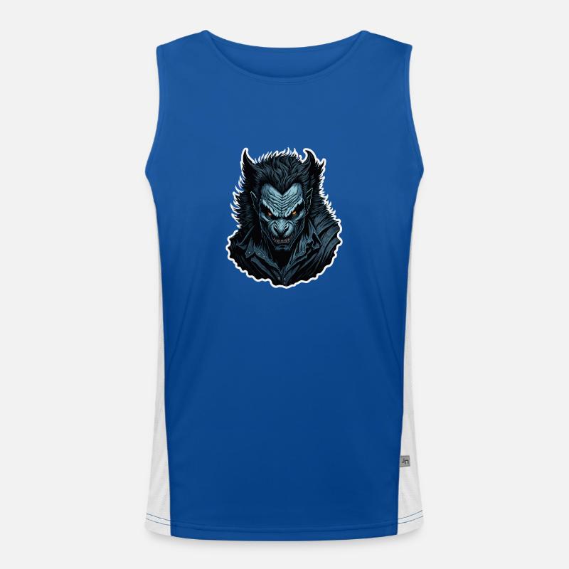 Werwolf Funktionelles Kontrast-Tank Top für Männer 