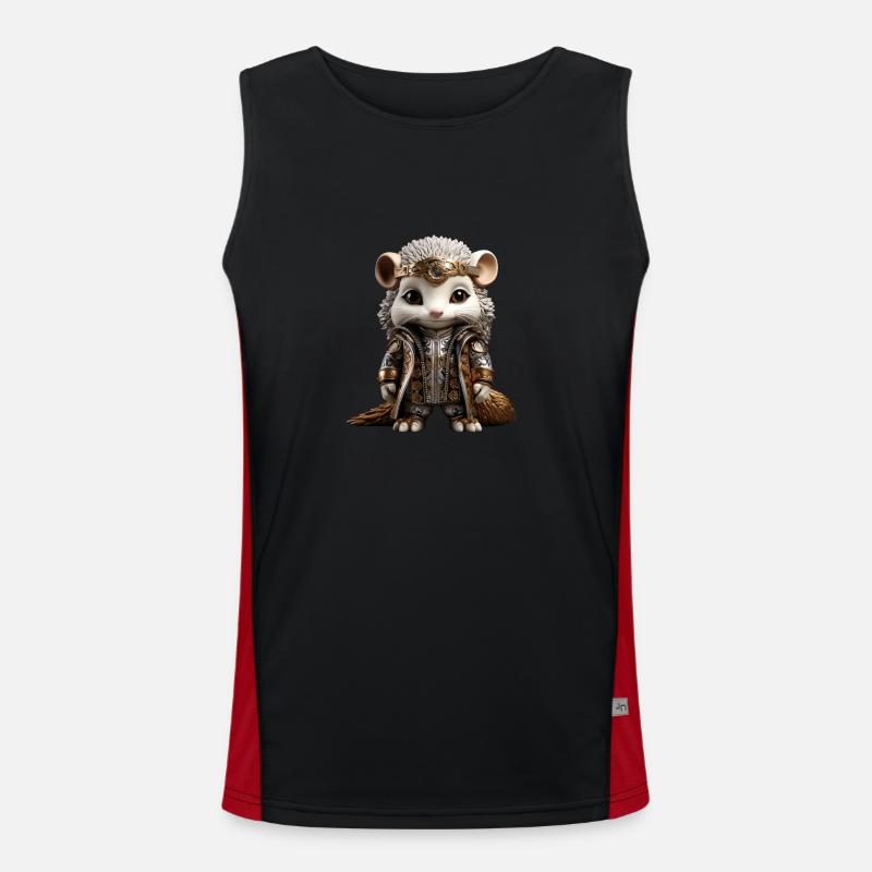 Mlle Spike Débardeur respirant contrasté Homme 