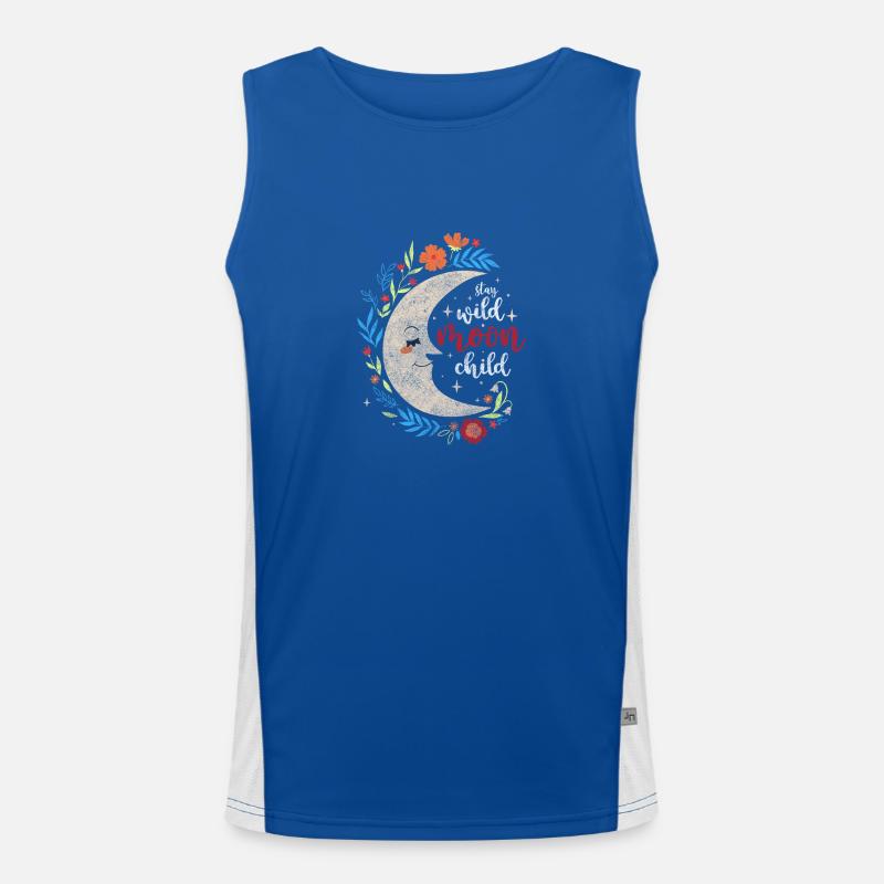 Symbol Sonne Religion Elemente Funktionelles Kontrast-Tank Top für Männer 