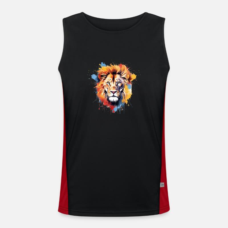 Lion Men's Functional Contrast Tank Top 