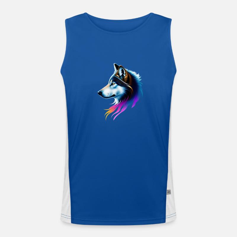 wolf Men's Functional Contrast Tank Top 