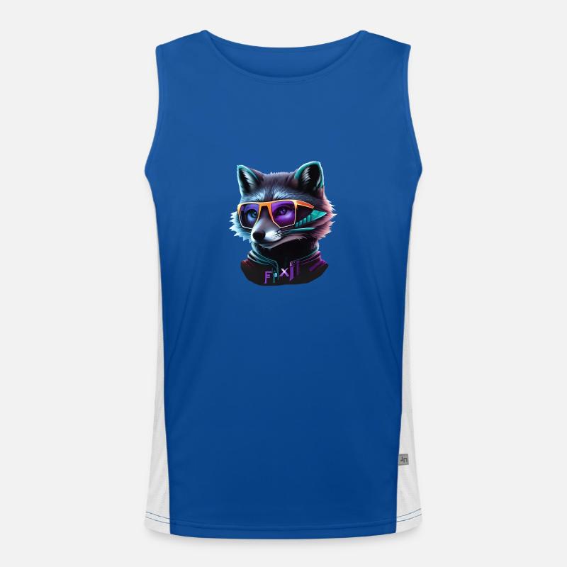 Fuchs Funktionelles Kontrast-Tank Top für Männer 