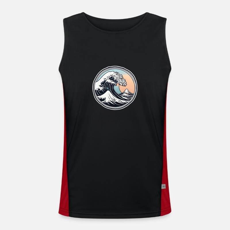 Big Wave Men's Functional Contrast Tank Top 