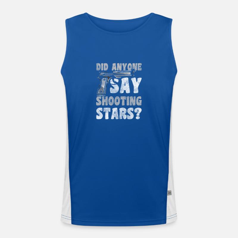 Stern Sternschnuppe Sternchen Funktionelles Kontrast-Tank Top für Männer 