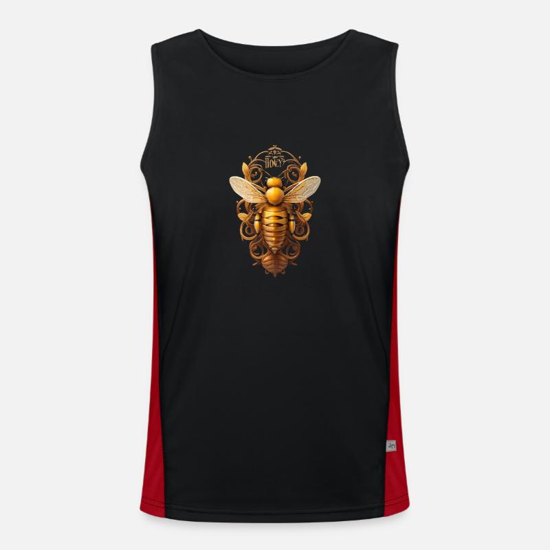 Bee Men's Functional Contrast Tank Top 