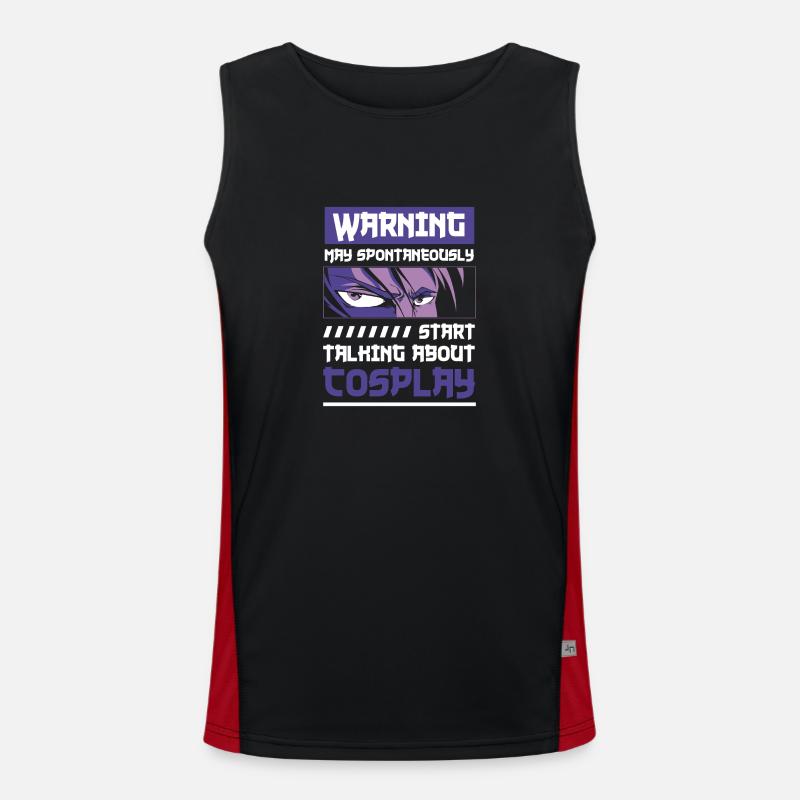 Cosplay Zocker Funktionelles Kontrast-Tank Top für Männer 
