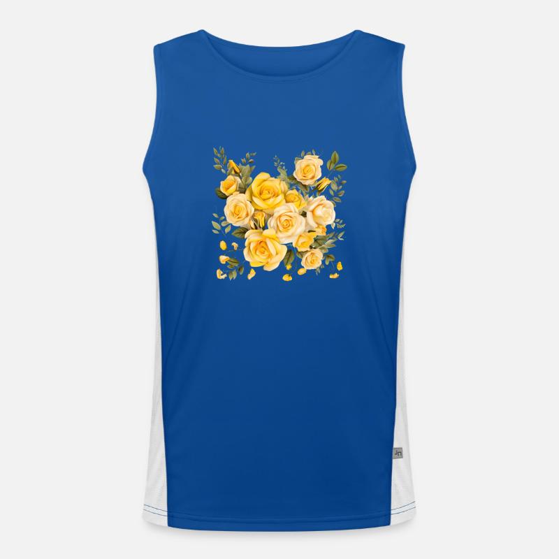 Spring sends its greetings Men's Functional Contrast Tank Top 